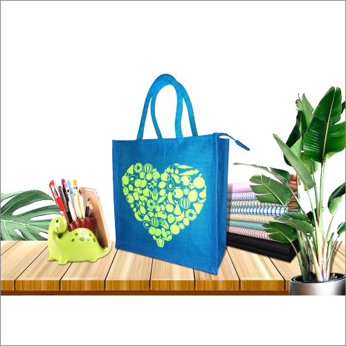 Multicolor Jute Tiffin Carry Bag
