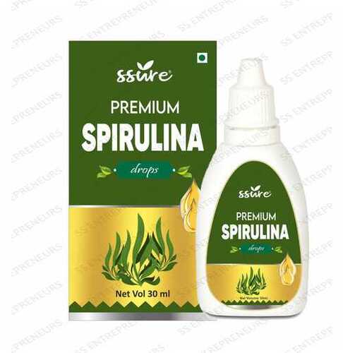 Organic Spirulina Drops Dosage Form: Liquid