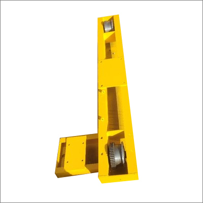 Open Reduction End Carriage Crane Wheel Assembly - Mild Steel, 200mm Wheel Diameter, Yellow Coating | Industrial Grade, Excellent Mill Finish, High Durability Against Corrosion and Abrasion