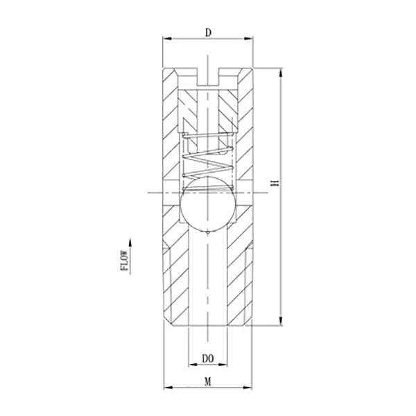 Cryogenic Check Valve Dh 06 06a