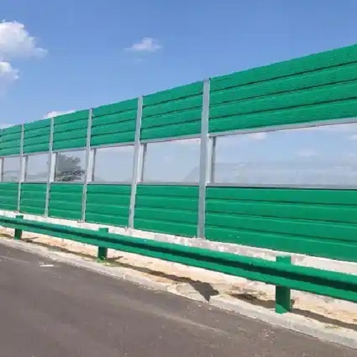 As Per Customer Requirement Metallic Transparent Noise Barrier