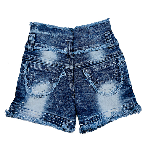 Washable Girls 4 Button Shorts