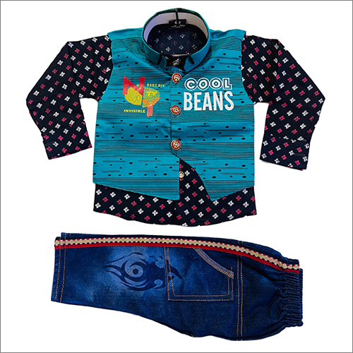 Washable Kids Stylish Shirt And Pant Set