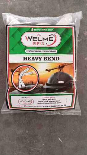 Off White Pvc Pipe Bend