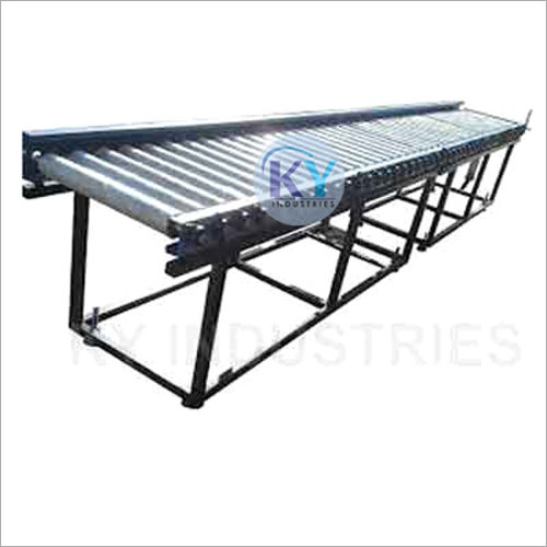 Roller Conveyor - Mild Steel, Load Capacity 1000 kg | Corrosion Resistant, Variable Speed, Manual or Motorized, 220V, Powder Coated Finish