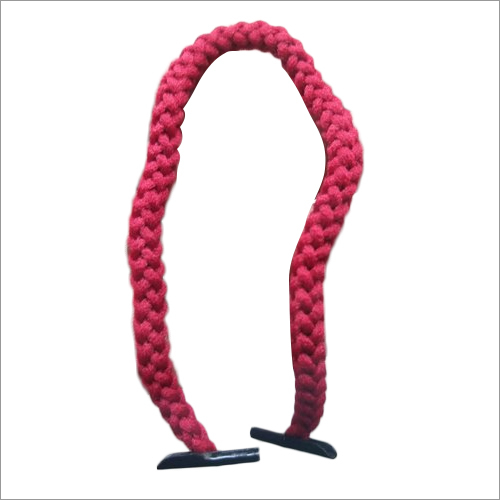 Paper Bag Handle - Polyester Material, 11 Inch Length, Red Rope Design | Stretchable, Flexible, High Strength, Break Resistance, Colorfast