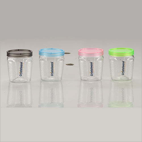 Tiara Square Plastic Jar