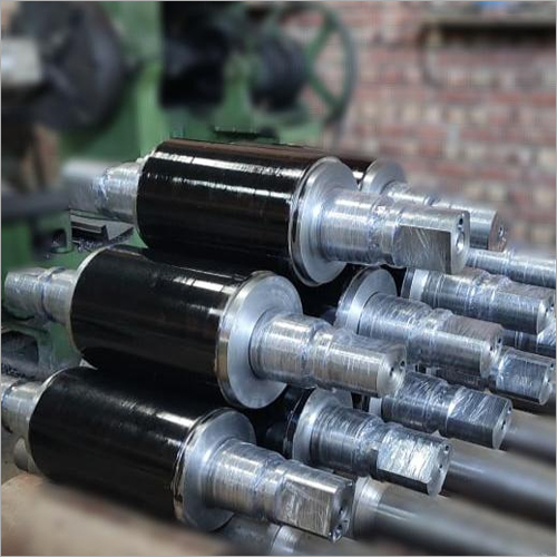 Shafted Chilled Roll - Metal | Size As Per Requirement, Silver Color, Different Thickness Available (Mm)