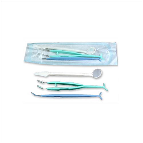 Dental PMT Set - High Quality ABS Plastic | Pack of 2 Probe Mirrors, Pack of 3 Probe, Mirror, Tweezer, Sterile and Disposable After One Use