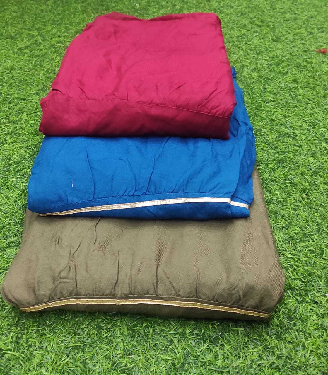 Ladies Palazzos - Rayon Material, Customized Size | Breathable, Washable, All Season Wear, Plain Design With Customized Logo