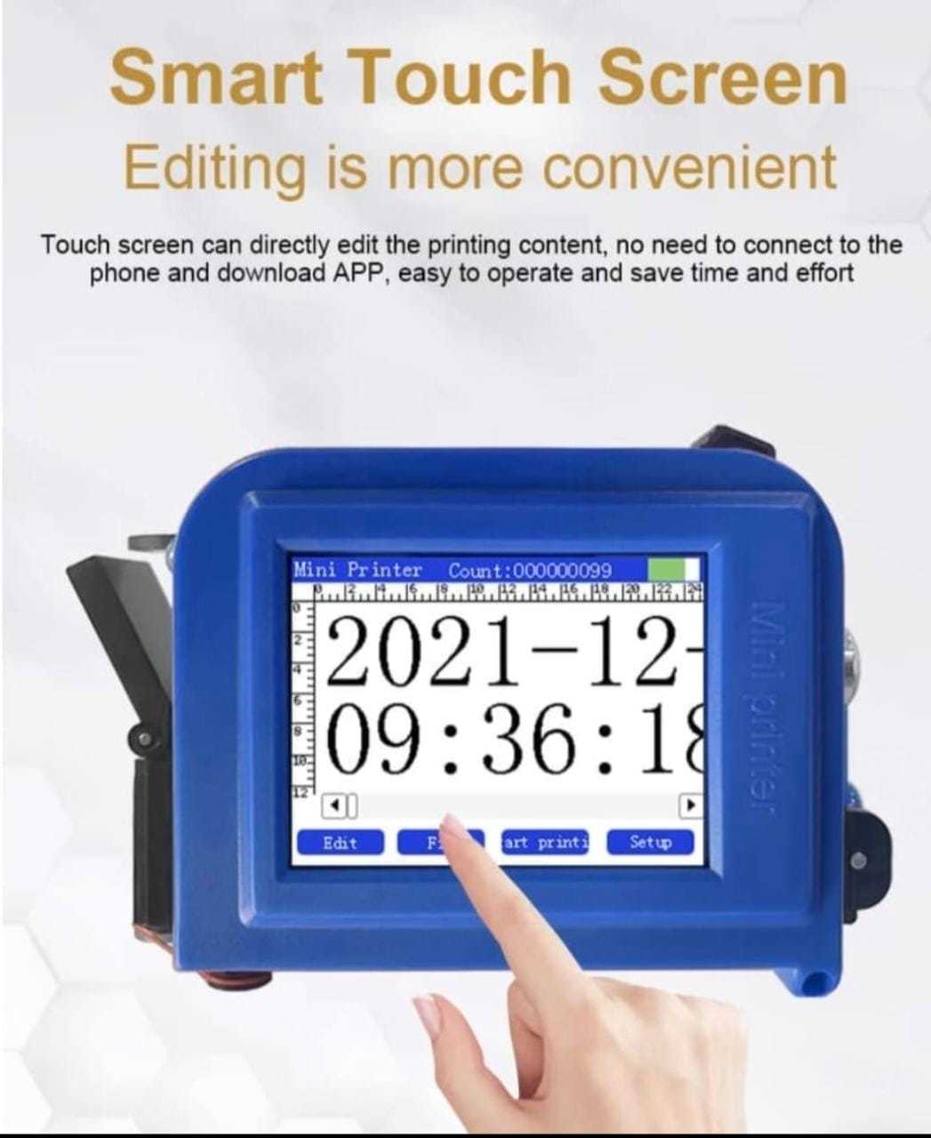 Portable Mini Inkjet Printer Dc11 Dimensions: 97*70*45 Mm Millimeter (Mm)