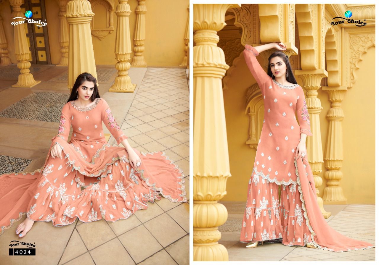 Maxico Georgette Eid Special Suits - Pure Georgette Fabric, Custom Size | Embroidered Design, Breathable, Washable