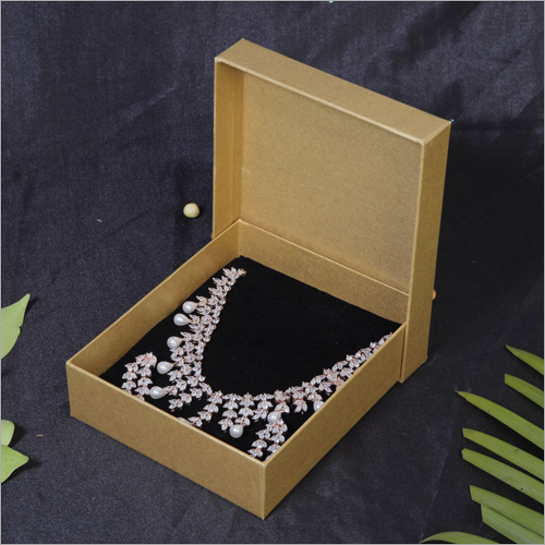 Necklace Brown Box - Other Material, Different Sizes Available - Ideal for Gifts and Jewelry Wear