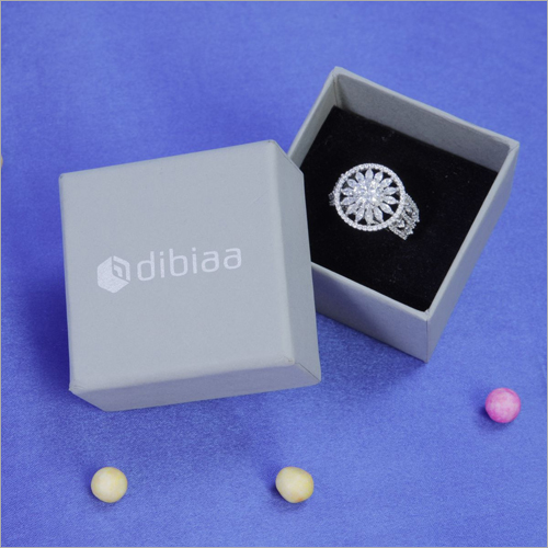 Ring Square Box - Cardboard Build, Various Sizes Available | Ideal for Gift, Jewelry Storage with Color Variety and Secure Ring Fitting