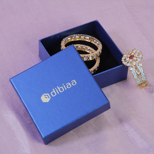 Bangle Printed Box - Plastic & Cardboard, Various Sizes & Colors - Stylish Jewelry Storage Solution