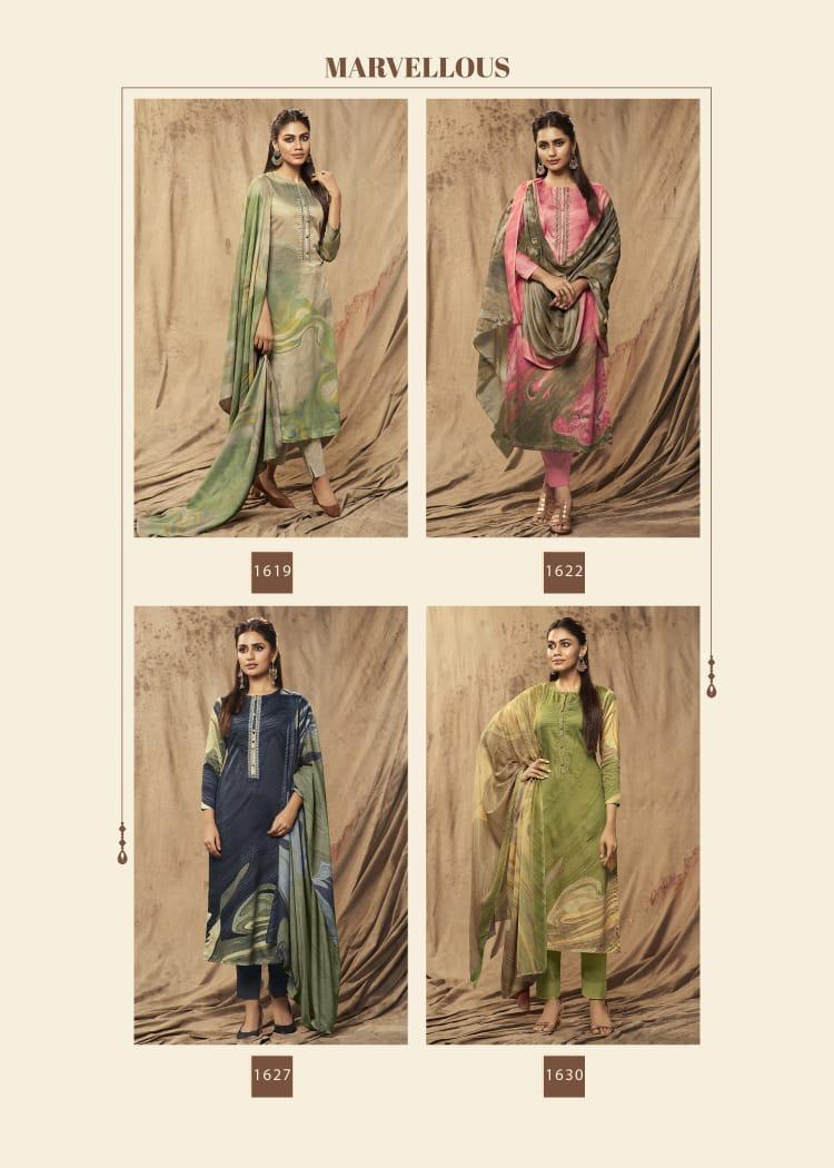 Itrana Jam Satin Salwar Suits Set - Cotton Satin Fabric, Grey And Red Color | Full Sleeves, Breathable, Washable, Printed Pattern