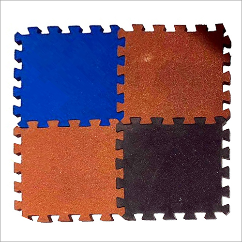Multicolor Interlocking Rubber Mat