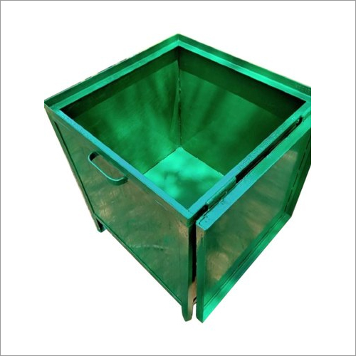 एमएस ग्रीन आउटडोर डस्टबिन का आकार: 40X40X50 सेमी