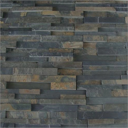 Black Rustic Natural Stone Cladding Solid Surface