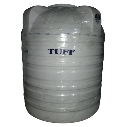 Four Layer Water Storage Tank - Plastic, 300/500/750/1000/5000L Capacity, White Color, 400mm Diameter | UV Protection, 10-Year Warranty
