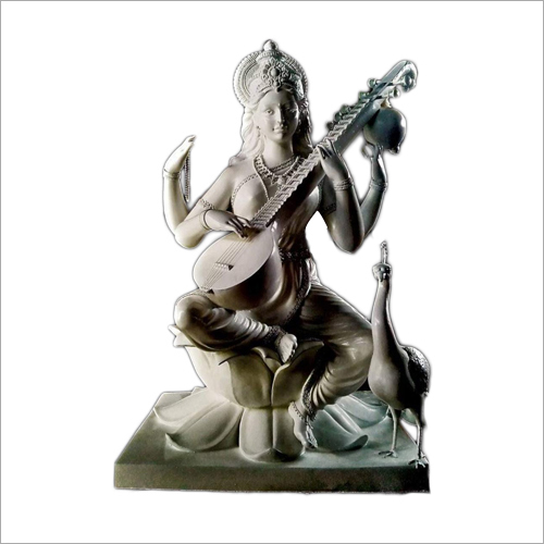 Durable Fiber Saraswati Statue