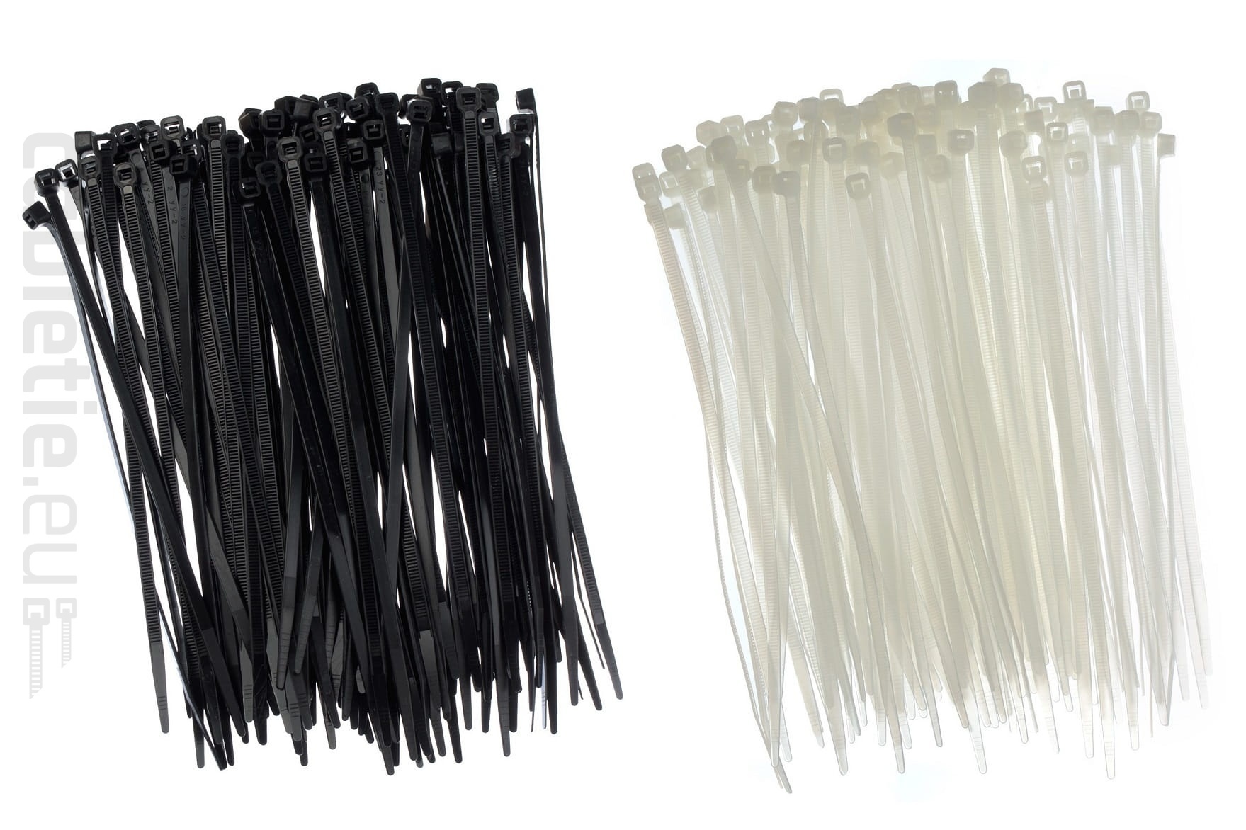 Cable Ties - Color: White & Black