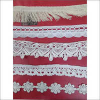 कॉटन फैंसी एम्ब्रॉयडरी लेस