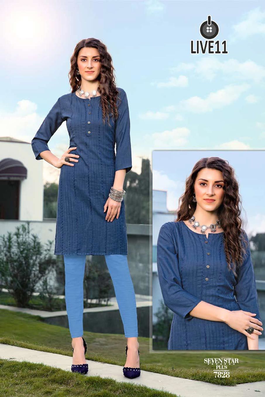 Kiana Soulmate Rayon Liner Kurti Supplier