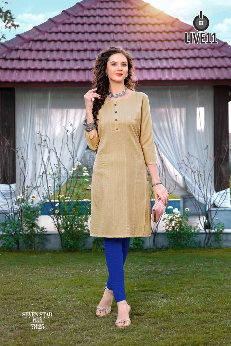 Kiana Soulmate Rayon Liner Kurti Supplier