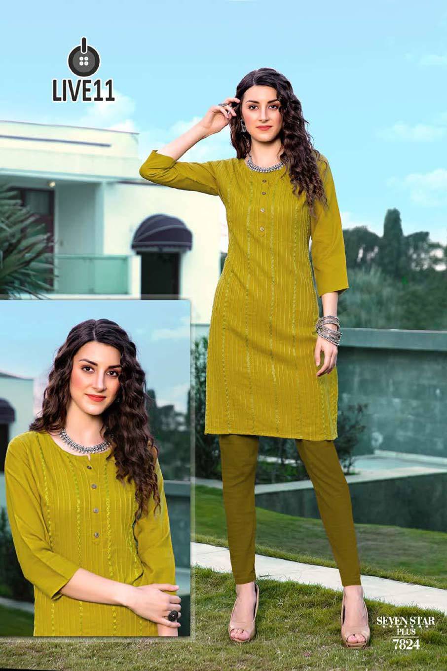 Kiana Soulmate Rayon Liner Kurti Supplier