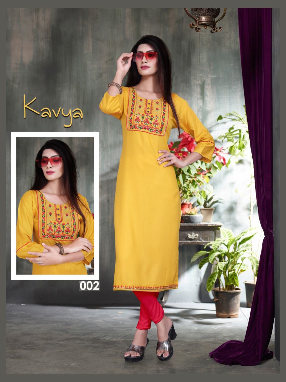 Kiana Soulmate Rayon Liner Kurti Supplier