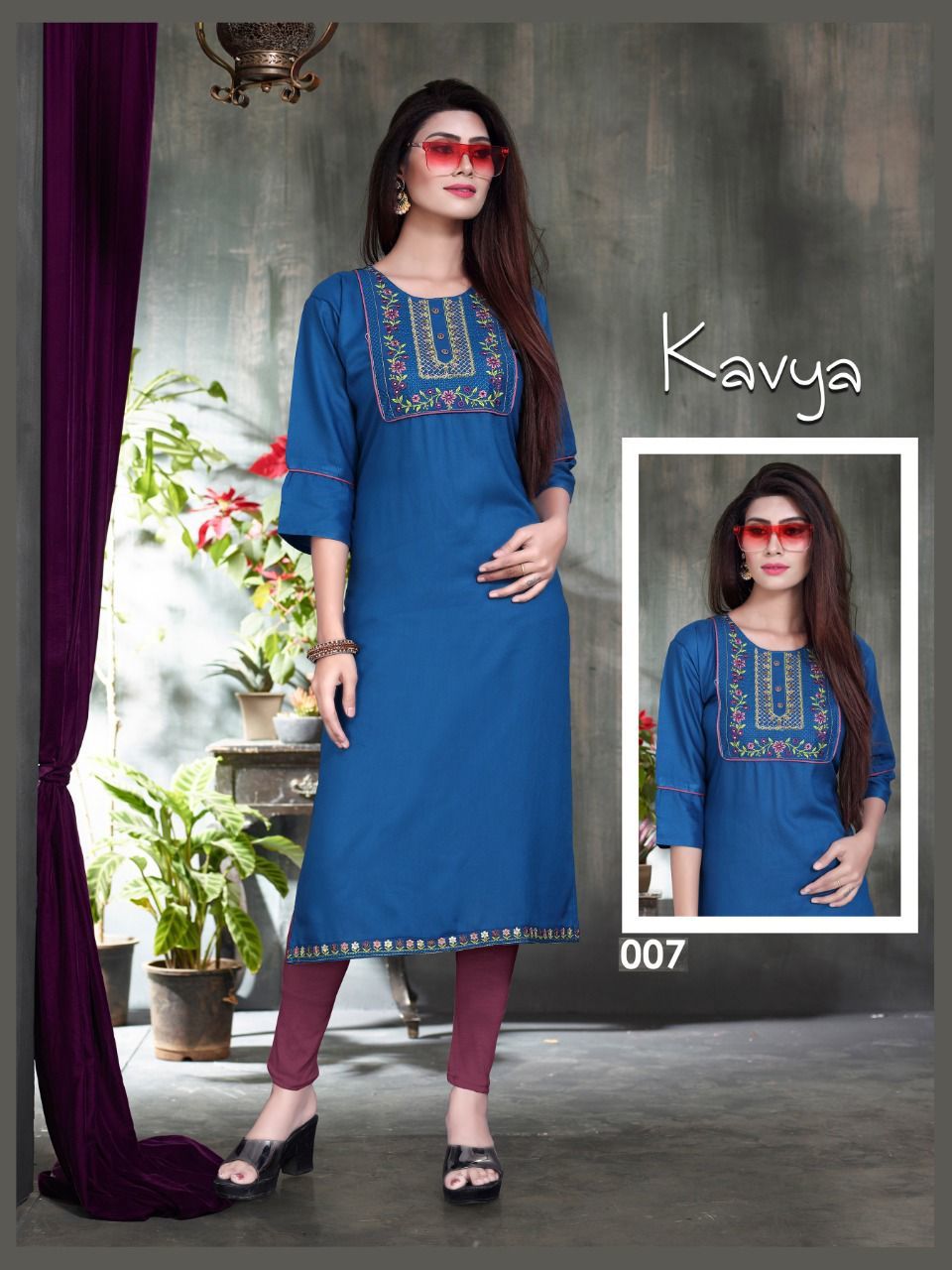 Kiana Soulmate Rayon Liner Kurti Supplier