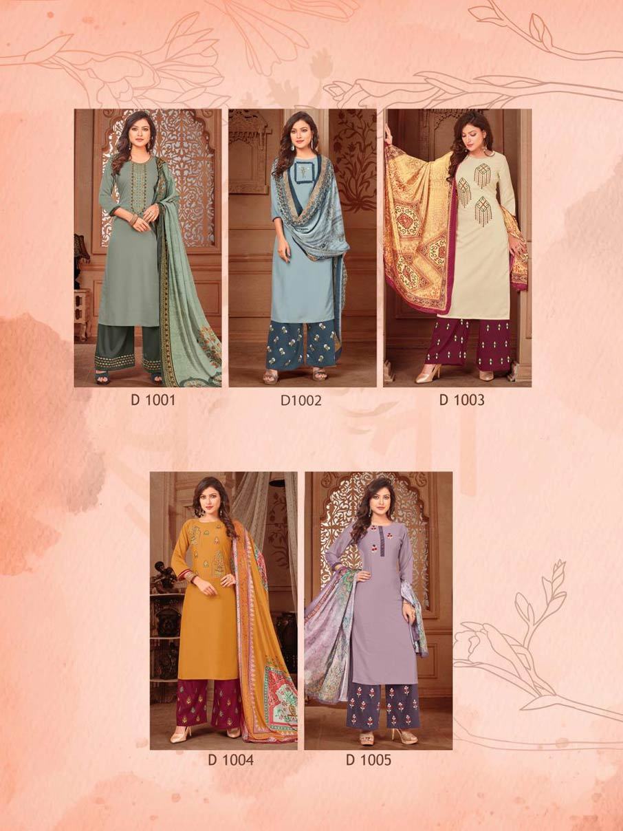 Kavya Designer Heavy Cotton Kurti Catalogue Set