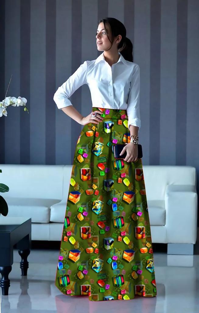 Indian Ladies Lehenga With Western