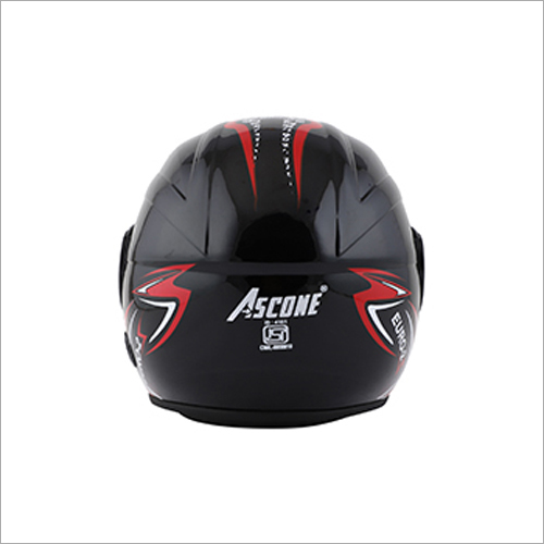 Open Face Motorcycle Helmet - Color: Black