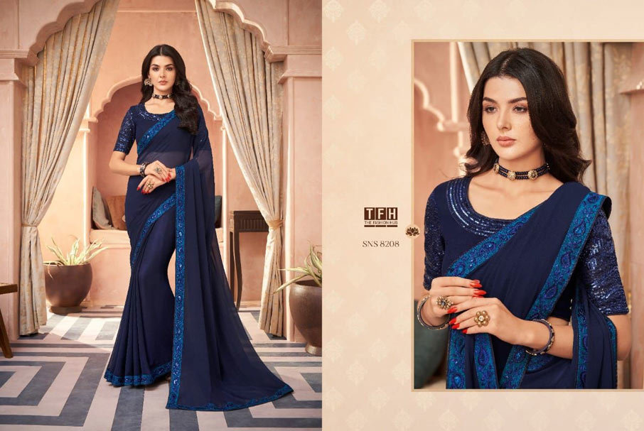 Kiva Silk Designer Silk Designer Saree Catalogue Set