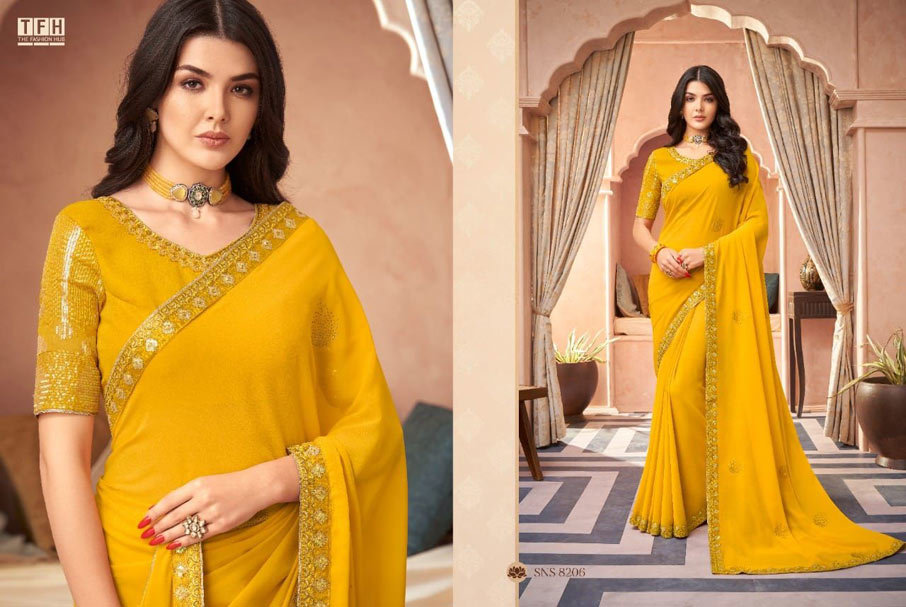 Kiva Silk Designer Silk Designer Saree Catalogue Set
