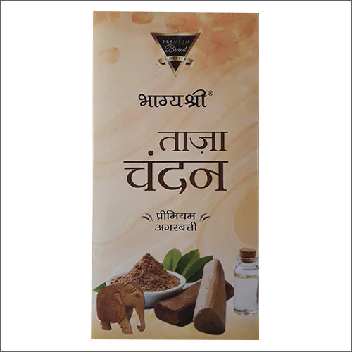 Taaja Chandan Incense Sticks - Artificial Fragrances | Solid Physical Form, Indian Aromatic Style
