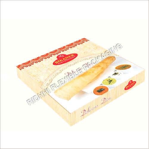 Paper 9X9X1.5 Inch Front Fold Dosa Box