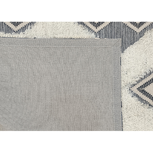 Washable Handwoven Diamonds Cut Carpet