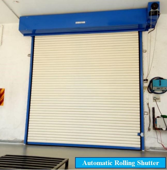 Rolling Shutter - Aluminum Material, Silver Color | Manually Operated, Exterior Insulation, Horizontal Opening Pattern