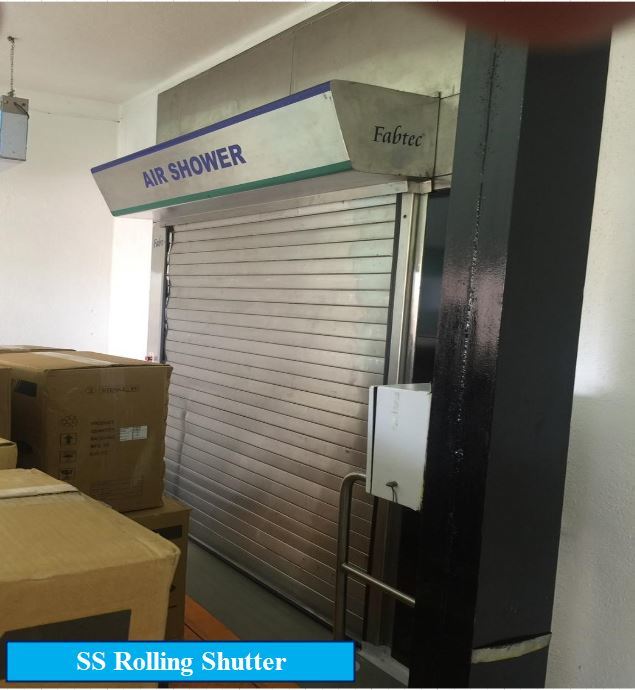 Rolling Shutter - Aluminum Material, Silver Color | Manually Operated, Exterior Insulation, Horizontal Opening Pattern