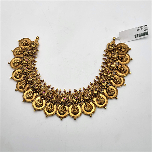 Ladies Gold Fancy Necklace - Gold & Other Materials | Elegant Design, Versatile Style, Perfect For Any Occasion