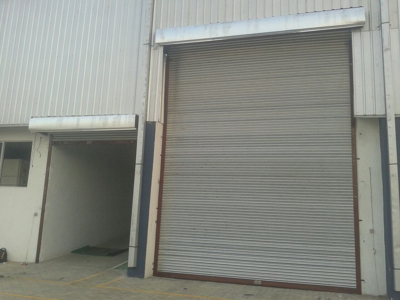 Motorized Door - Color: Black
