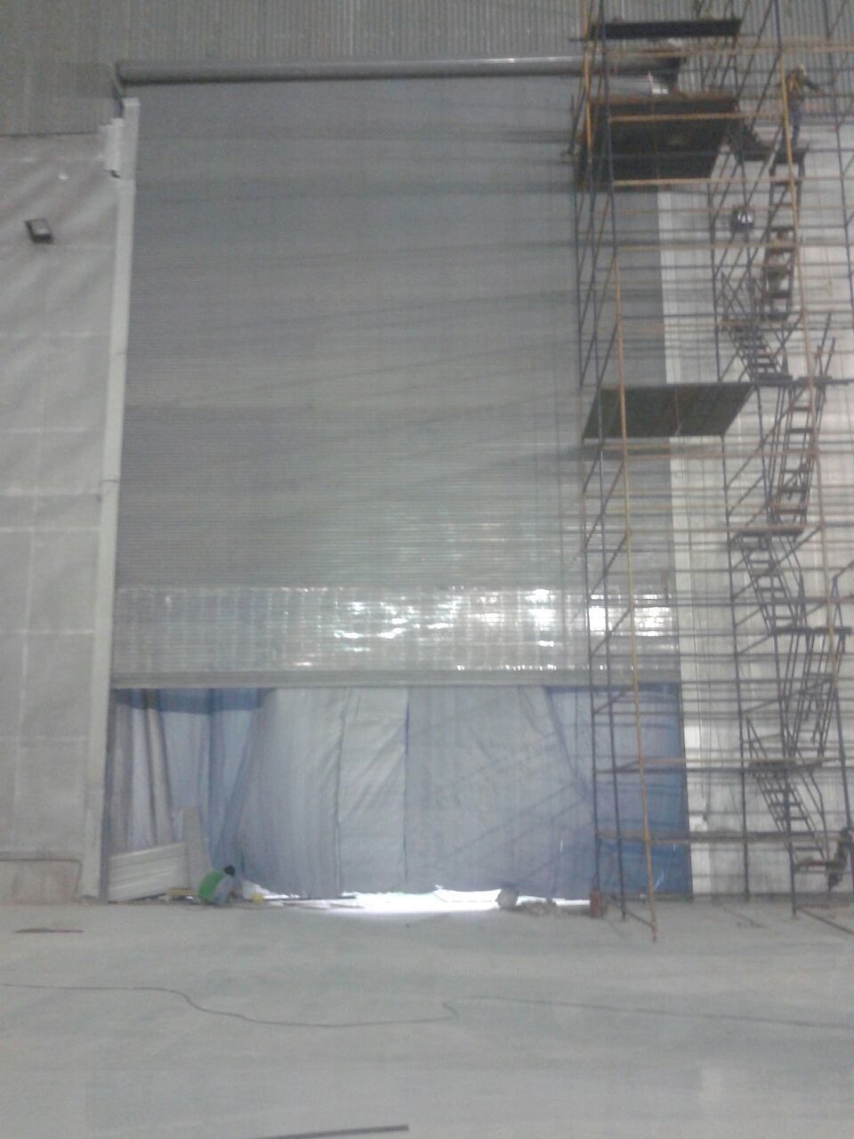 Motorized Door - Color: Black