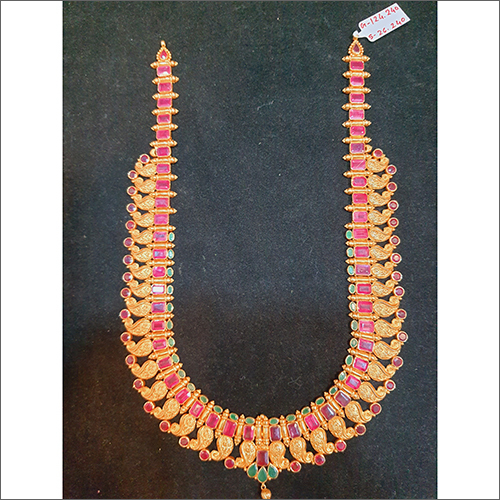 Ladies Gold Long Necklace