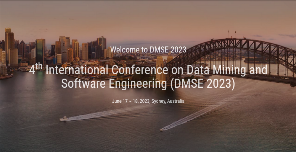 International Conference On Data Mining and Software Engineering International Conference on Data Mining and Software Engineering (DMSE)