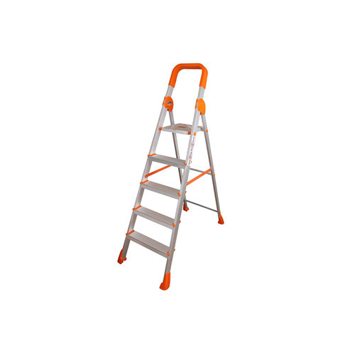 5 Step Platinum Alluminium Ladder - Finish: Anodized