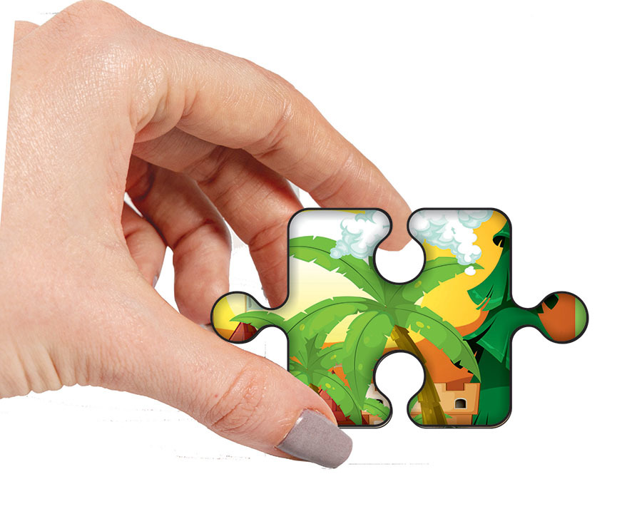 Tam And Niki Unicorn Palace Jigsaw Puzzle - Age Group: 4 +