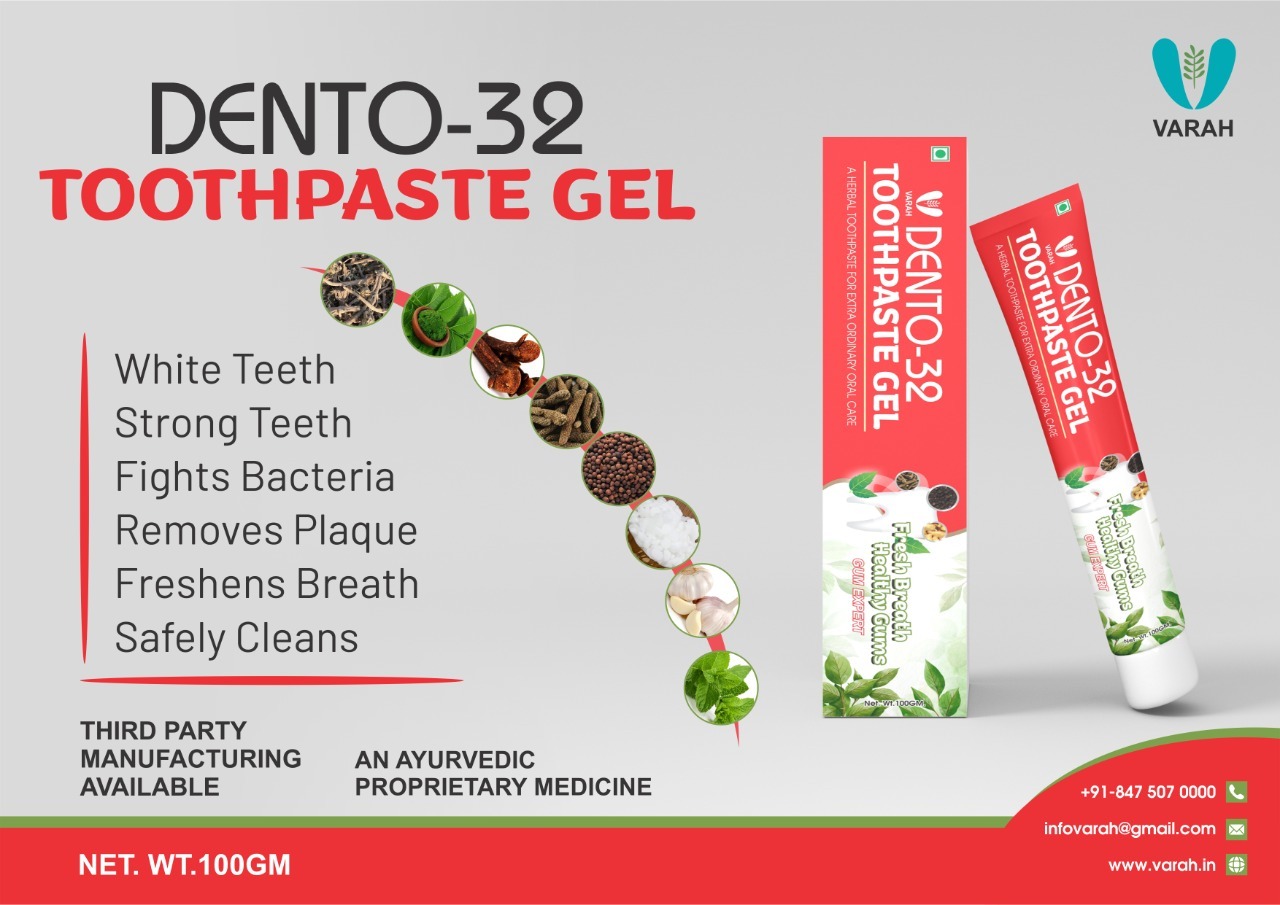 Herbal Toothpaste - Natural Ingredients, Fluoride-free Formula , Wholesome Oral Care For Healthier Teeth